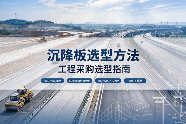 雷波沉降板选择方法