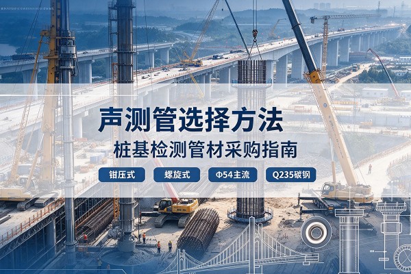 雷波声测管选型标准