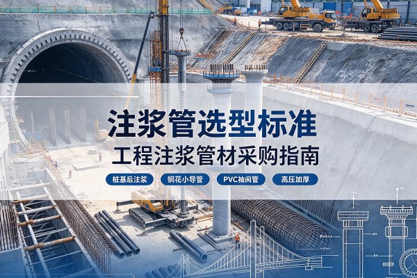雷波注浆管选型标准