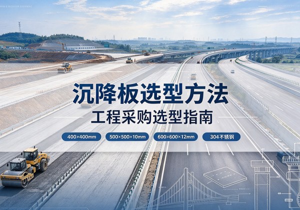 雷波沉降板选择方法